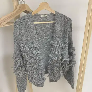 mystic 프린지 가디건