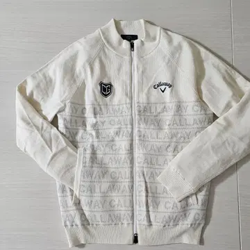 남성용 Callaway 방풍 스웨터 화이트