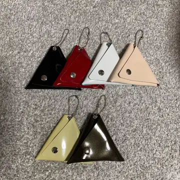 삼각형 코인 케이스 6색 세트