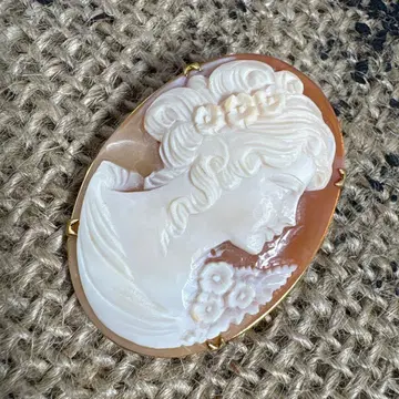 카메오 브로치 앤티크 빈티지