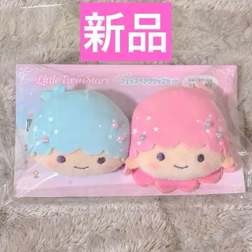 키키라라 페이스 헤어 클립 세트 앞머리 핑 헤어 클립 한정판 산리오