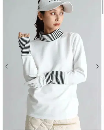 새상품 SCOTCLUB 보더 모크넥 티셔츠 야마다야 골프