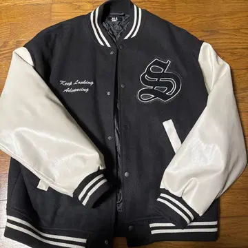 ILL'S 바시티 자켓 L 사이즈 블랙