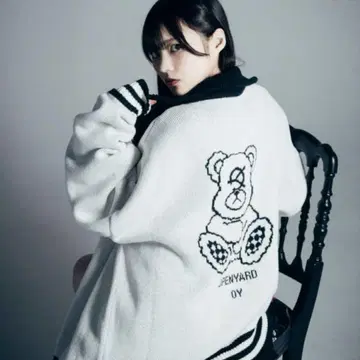 [ OY ] 오드리 집업 가디건 화이트