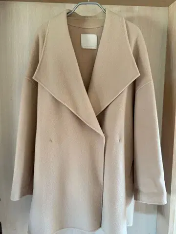 GALLARDAGALANTE 울 코트 프리 사이즈 베이지 여성용