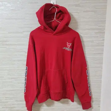쟈칼 JACKALL 후드티 빨간색 후드 긴팔 트레이닝복 맨투맨