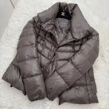 클리닝 완료 듀베티카 40 다운 자켓 카키 그레이