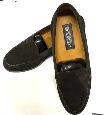 블랙 스웨이드 모카신 신발 마드라스