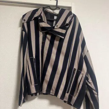 샤리프 스트라이프 블루종