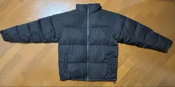블랙 컬러 다운 자켓 M