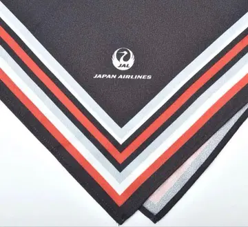 JAPAN AIRLINES 보자기 블랙 빨간색 화이트 블랙라인