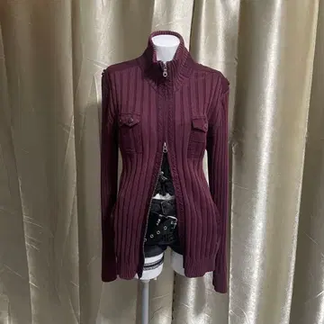 리브 니트 밀리터리 자켓 y2k 그런지 archive