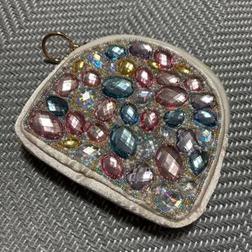 새상품급 MEDISTORE 파우치 반짝이는 비쥬 & 비즈 메이크업 파우치