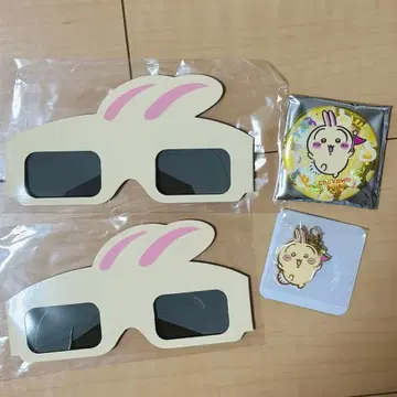 치이카와 파크 토끼 참 캔뱃지