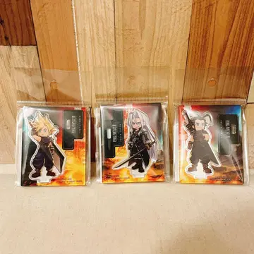 FFVII x 도쿄 타워 아크릴 스탠드 3세트 클라우드 세피로스 자크