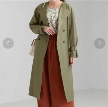 UNITEDARROWS GREENLABEL 롱 코트 카키