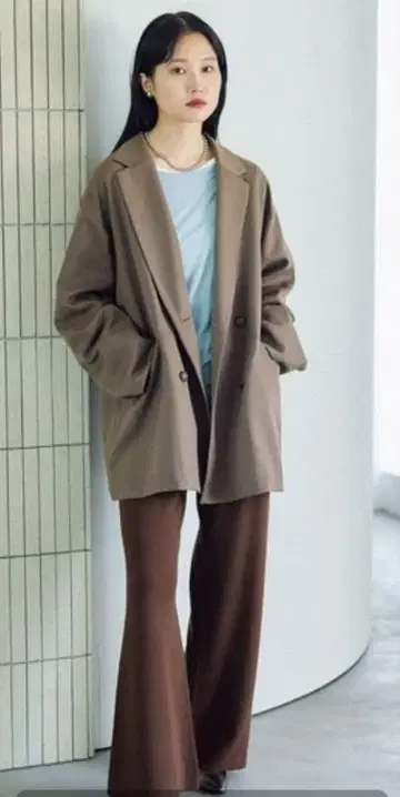 LEPSIM 12게이지 총침 플레어 팬츠