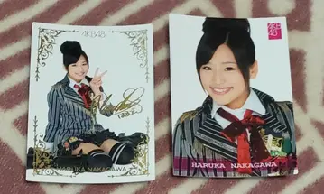 AKB48 나카가와 하루카 사인 포함 트레이딩 카드 세트
