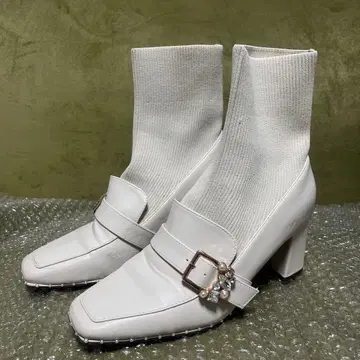 [ RANDA ] 니트 도킹 부츠