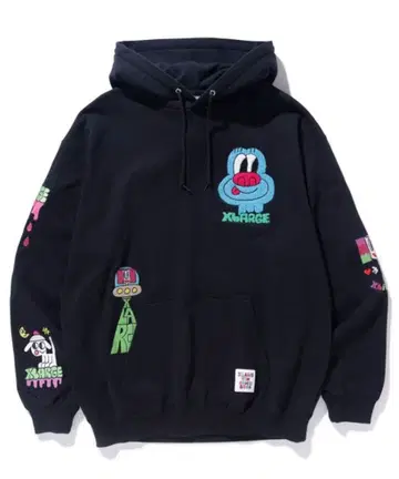 XLARGE 콜라보 후드티 TIM COMIX