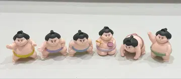 나란히 놓는 것 스모 선수 가챠 전 6종 컴플리트 세트