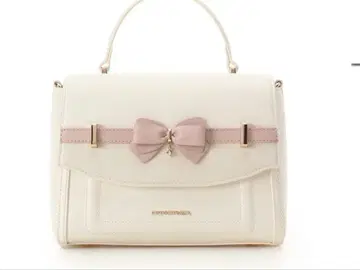 사만사 베가 리본 모티브 숄더 화이트 미사용