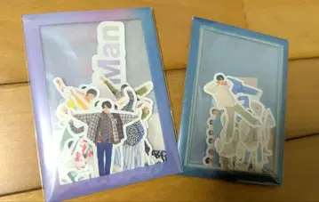 Snow Man 플레이크 씰 포트레이트 시리즈 2개 세트