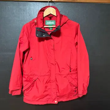 초특가 L.L.Bean 후드 부착 빨간색 마운틴 파카 M