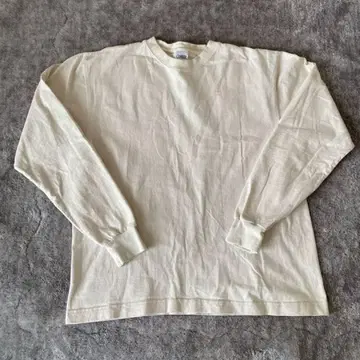 CAMBER 아이보리 롱 슬리브 T셔츠 L