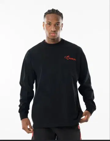 크로노스 (cronos) 긴팔 티셔츠 블랙