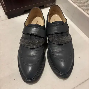 파비아나 필리피 가죽 슈즈 그레이 신발 37