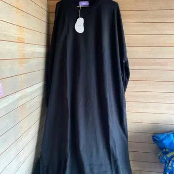 S1130.16 wee9s 블랙 롱 원피스 긴팔