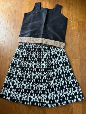 동양인 패브릭 코디 세트 블랙