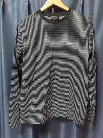 A.P.C 아페쎄 보더 긴팔 티셔츠 롱티