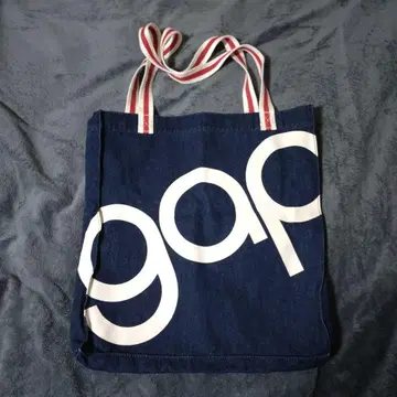 레어 새상품급 [ GAP ] 빅 로고 소문자 로고 토트백