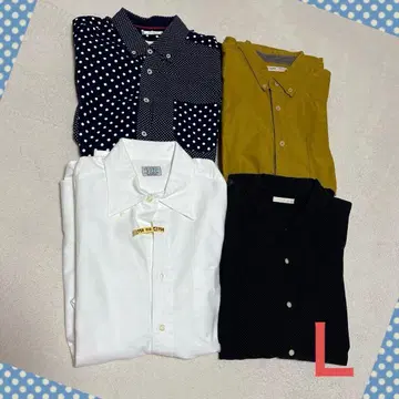 남성용 블라우스 셔츠 L 사이즈 묶음 판매