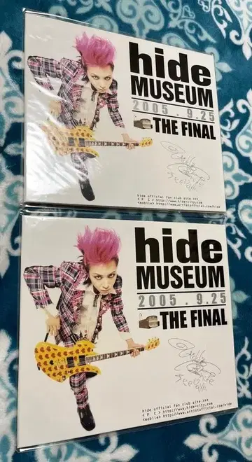 hide 하드 커버 책자 씰 스티커 XJapan 2종류