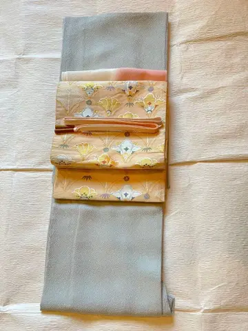 풀세트 이로무지/후쿠로 오비/허리띠/오비 장식 천