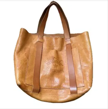 IL BISONTE 일비종떼 토트백 가죽 토트 카멜