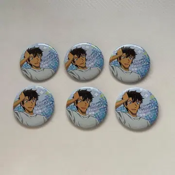 명탐정 코난 마츠다 진페이 캔뱃지 6개 세트