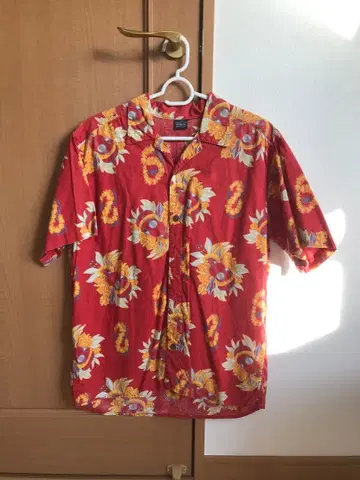 patagonia 반팔 셔츠 해바라기 무늬