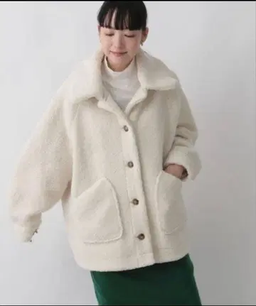 LOWRYS FARM 로리즈팜 칼라 보아 블루종 아우터