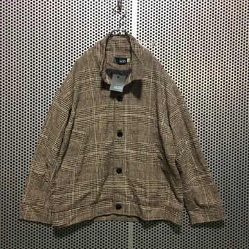 [MGV] 글렌체크 자켓 오버 사이즈 스윙탑 L