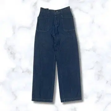 데님 팬츠 다크 블루 블루