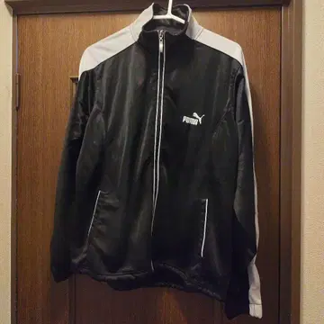 푸마 저리 트랙 자켓 블랙 블랙 화이트 겉옷 의류