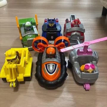 퍼피 구조대 베이직 비클 6개 세트