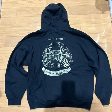DARE SPORT 울프 클럽 후드티 L 사이즈