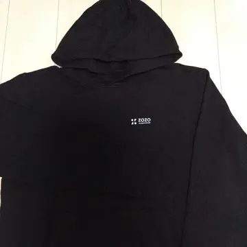ZOZO 챔피온 지퍼 블랙 후드 부착 후드티