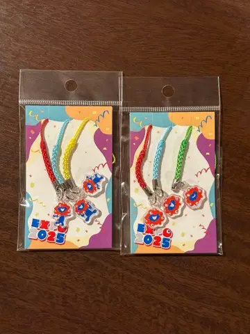 간사이 만박 미야쿠미야쿠 공유 스트랩 3개입 2종 세트