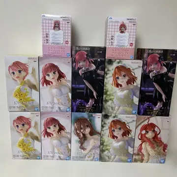 인기 만화 5등분의 신부* 애니메이션 원화전 풀 컴프 피규어 묶음 판매